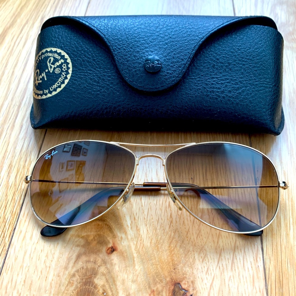 RAY BAN Classic Aviator Sunglasses 🕶 with Original Case
